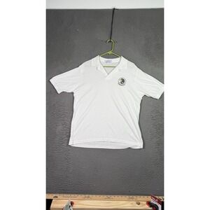 Vintage MAWTS-1 Shirt Mens XL White‎ Hanes Eagle Military Polo 80s Made USA